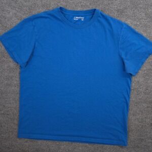 American Giant T Shirt Mens XXL Blue Cotton Short Sleeve Crewneck Made In USA